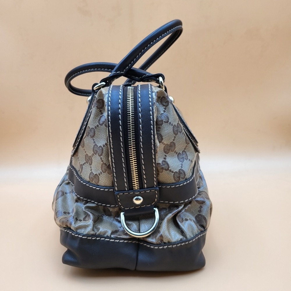 GUCCI GG Crystal Hand Bag Coated Canvas..Authentic..w/COA - Picture 4 of 17